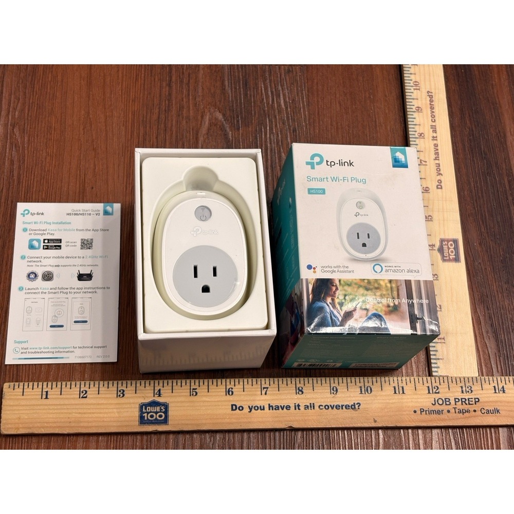TP-Link HS100 Smart Plug Wi-Fi Works with Alexa & Google Assistant NIOB - Picture 7 of 8